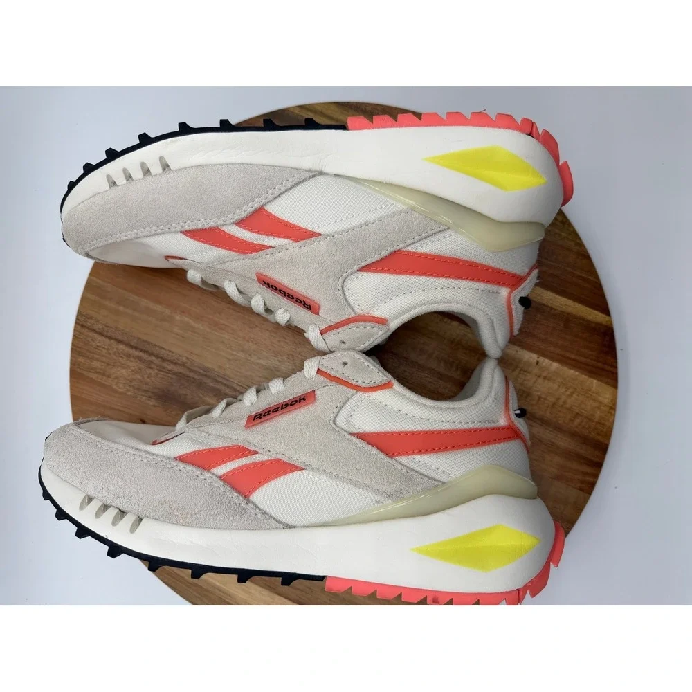 Reebok Women's Size 8 Classic Leather Legacy in the Chalk and Burnt Amber‎ 0202